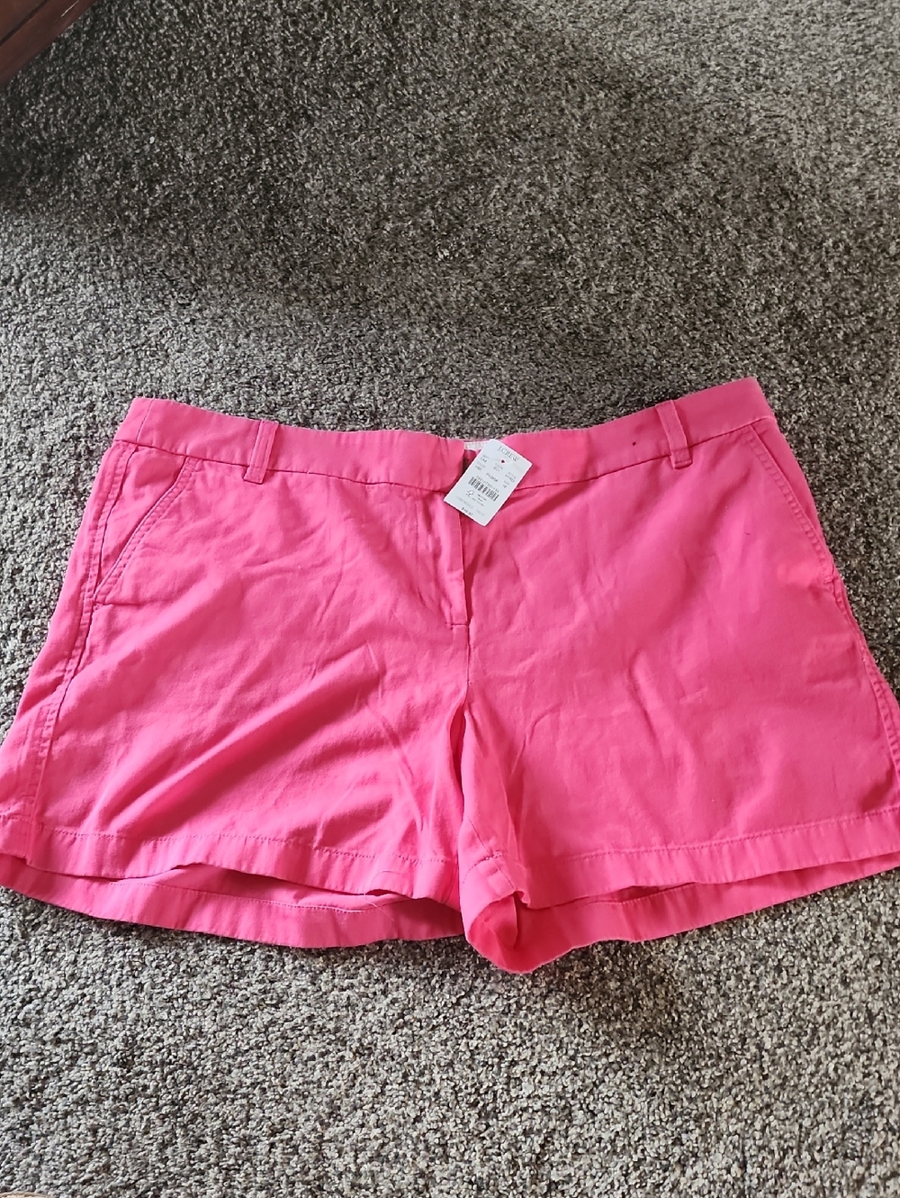 J Crew Women's Pink Cotton Casual Shorts